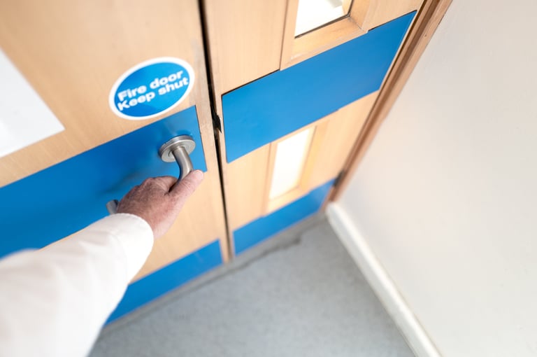 Fire Door in Commercial Building